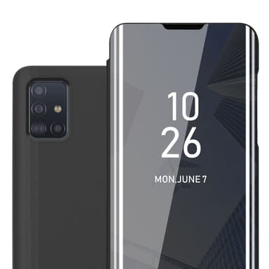 Samsung Galaxy A51 5G lommebokdeksel etui (Svart)