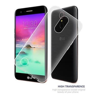 LG K10 2017 deksel ultra slim (gjennomsiktig)