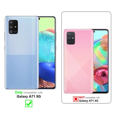 Deksel Samsung Galaxy A71 5G Case Cover (svart)