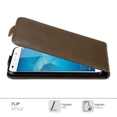 Honor 5C deksel flip cover (brun)