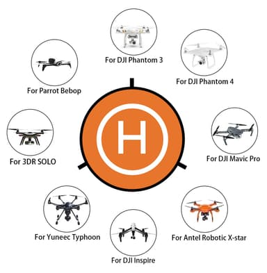 Landingsplass Landingsplattform for droner 5x Set
