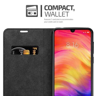 Xiaomi RedMi NOTE 7 lommebokdeksel case (svart)