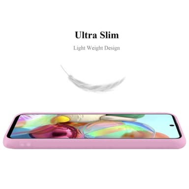 Deksel Samsung Galaxy A71 5G Silikon cover (rosa)