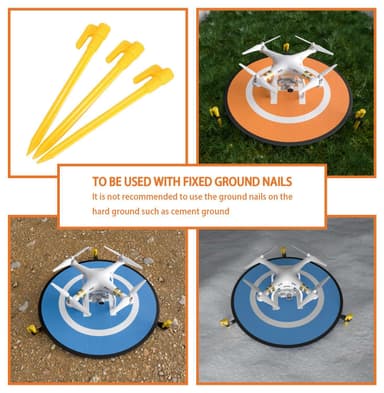 Landingsplass Landingsplattform for droner 5x Set