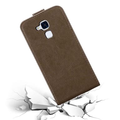 Honor 5C deksel flip cover (brun)