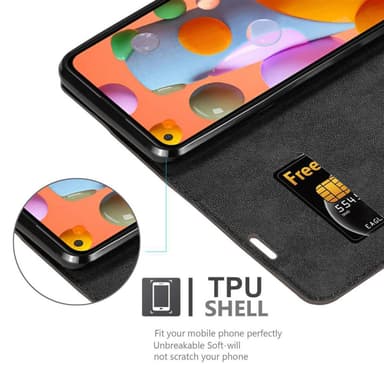 Samsung Galaxy A11 / M11 lommebokdeksel case (brun)