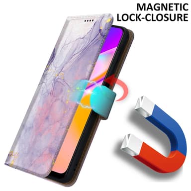 Oppo A94 5G lommebokdeksel etui (lilla)