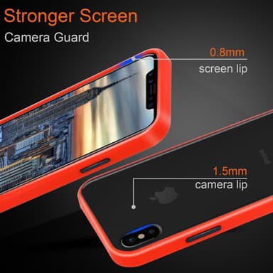 iPhone X / XS Deksel Case Cover (gjennomsiktig)