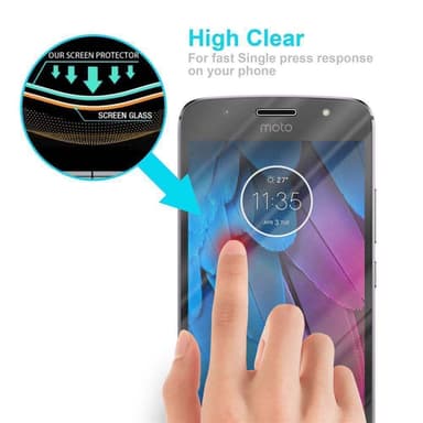 Motorola MOTO G5S PLUS Skjermbeskytter Skärmskydd