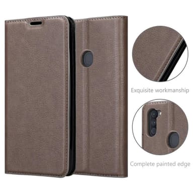 Samsung Galaxy A11 / M11 lommebokdeksel case (brun)