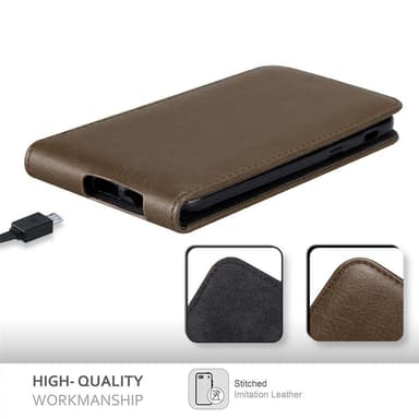 Samsung Galaxy A5 2017 deksel flip cover (brun)