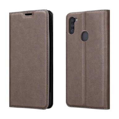 Samsung Galaxy A11 / M11 lommebokdeksel case (brun)