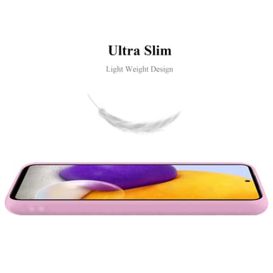 Deksel Samsung Galaxy A73 5G Silikon cover (rosa)
