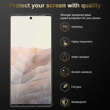 Google PIXEL 6 PRO Skjermbeskytter Skärmskydd