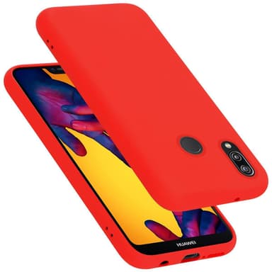 Huawei P20 LITE 2018 / NOVA 3E silikondeksel case (rød)