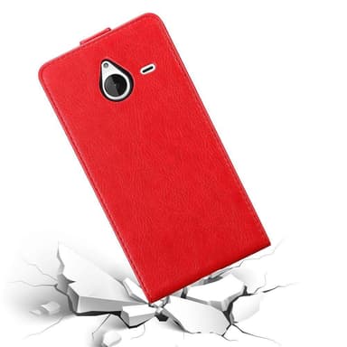 Nokia Lumia 640 XL deksel flip cover (rød)