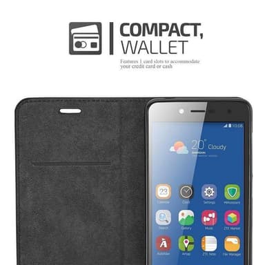 ZTE Blade L7 lommebokdeksel case (brun)