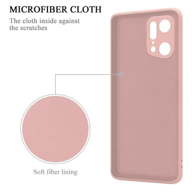 Deksel Oppo FIND X5 PRO Ring Case (rosa)
