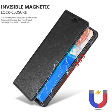 Honor X8 4G lommebokdeksel case (svart)
