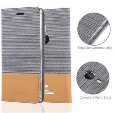 Nokia Lumia 925 lommebokdeksel etui (grå)
