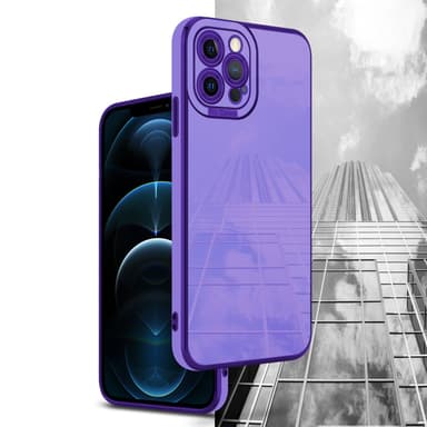 iPhone 12 PRO MAX silikondeksel cover (lilla)