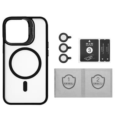 iPhone 14 PRO MAX deksel kompatibel MagSafe (Svart)