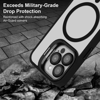 iPhone 14 PRO MAX deksel kompatibel MagSafe (Svart)