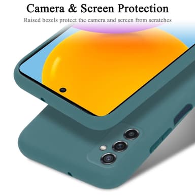 Samsung Galaxy M52 5G silikondeksel case (grønn)