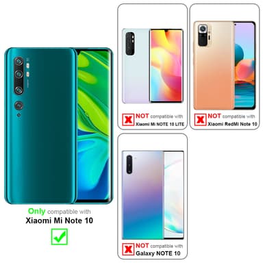 Xiaomi Mi NOTE 10 Skjermbeskytter Skärmskydd (svart)