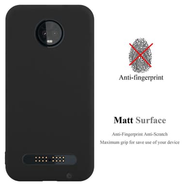 Deksel Motorola MOTO Z3 PLAY Silikon cover (svart)