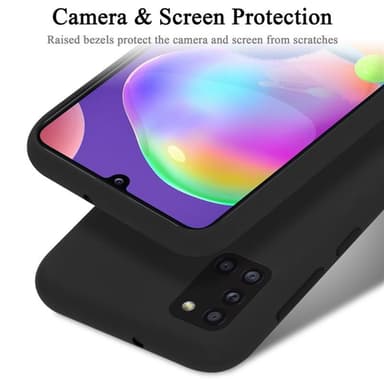 Samsung Galaxy A31 silikondeksel case (svart)