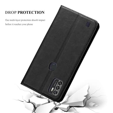 ZTE Blade A7 2020 lommebokdeksel case (svart)