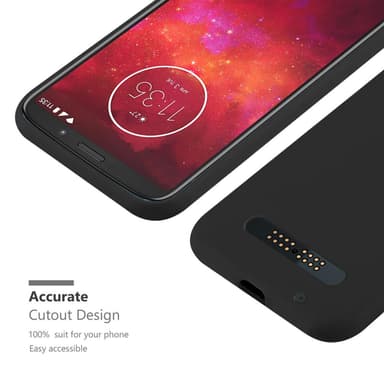 Deksel Motorola MOTO Z3 PLAY Silikon cover (svart)