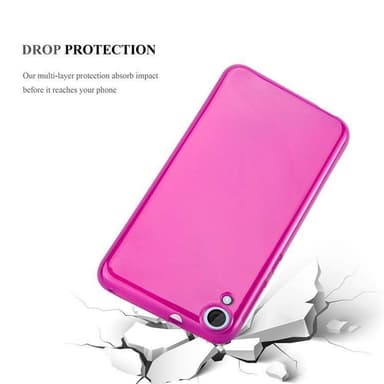 HTC Desire 820 silikondeksel cover (rosa)