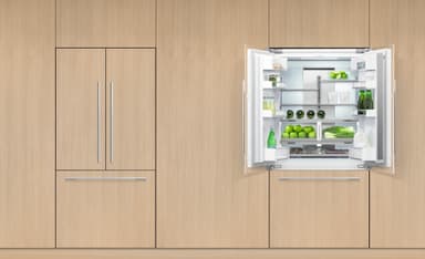 Fisher & Paykel integrert fransk dør RS90A3