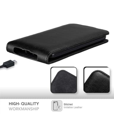 LG G2 deksel flip cover (svart)