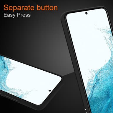 Samsung Galaxy S22 Deksel Case Cover (gjennomsiktig)