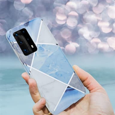 Huawei P40 PRO / P40 PRO+ lommebokdeksel etui (blå)
