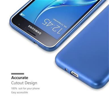 Deksel Samsung Galaxy J1 2015 Case Cover (blå)