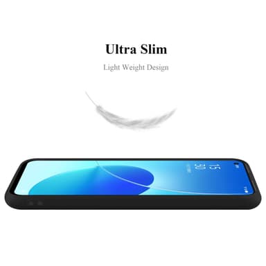 Deksel Oppo Reno6 5G Silikon cover (svart)