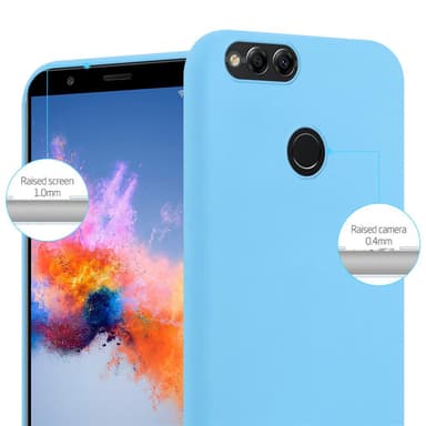 Deksel Honor 7X Silikon cover (blå)