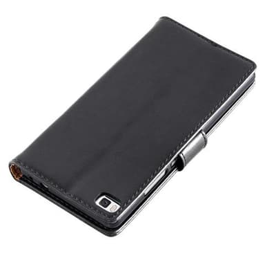 Huawei P8 lommebokdeksel etui (svart)