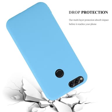Deksel Honor 7X Silikon cover (blå)