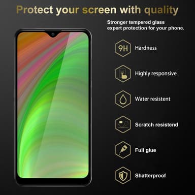 Xiaomi RedMi 8A Skjermbeskytter Skärmskydd (svart)