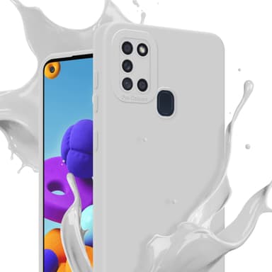 Samsung Galaxy A21s Deksel case (hvit)