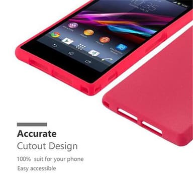 Deksel Sony Xperia Z1 COMPACT case (rød)
