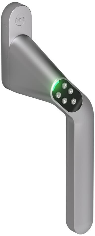 Yale Smart Code Handle høyre dørlås (satin chrome)