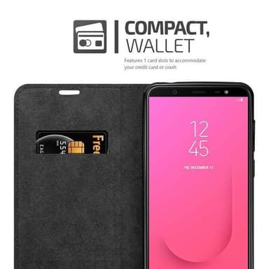 Samsung Galaxy J8 2018 lommebokdeksel case (brun)