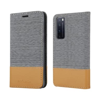 Huawei NOVA 7 PRO 5G lommebokdeksel etui (grå)