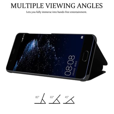 Huawei P10 PLUS lommebokdeksel etui (svart)